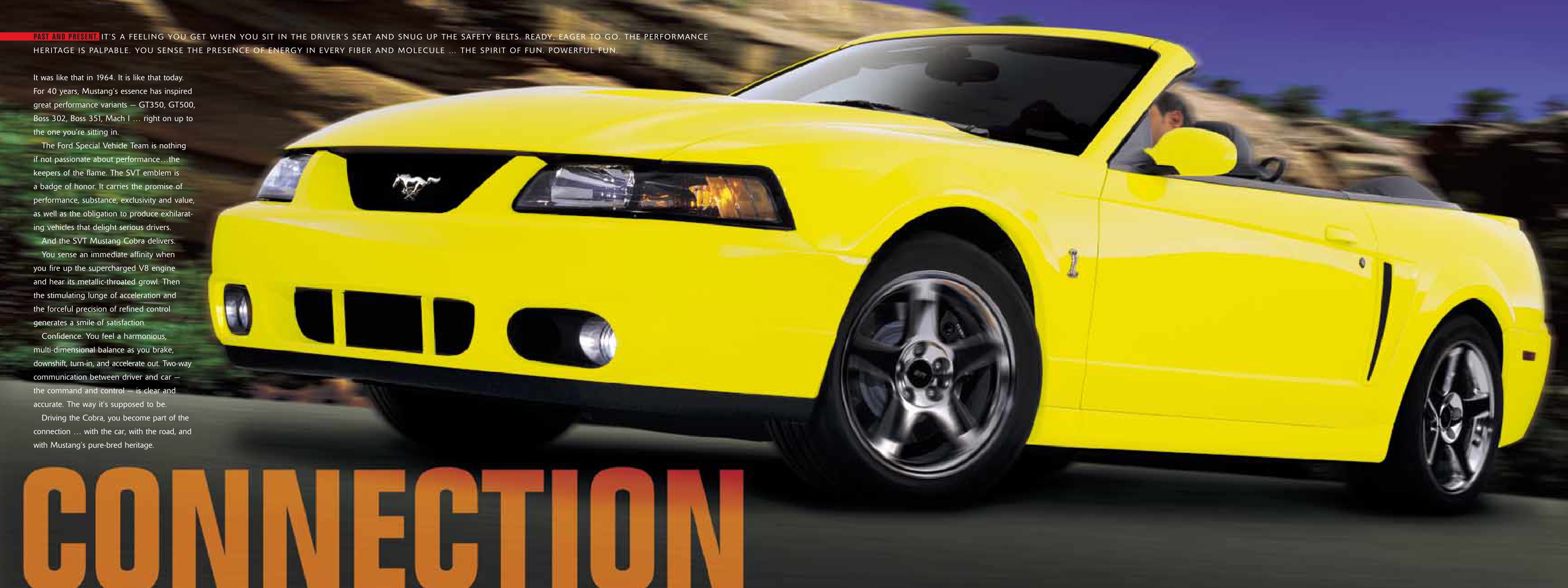 2004 Ford Mustang Cobra Brochure Page 4
